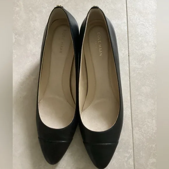 ⚜️ COLE HAAN Sz 9 heels The Go To block heel pumps NWOT