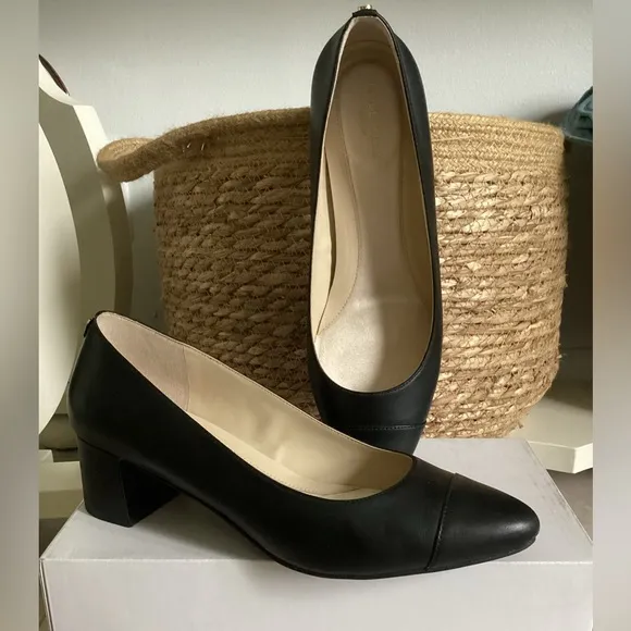 ⚜️ COLE HAAN Sz 9 heels The Go To block heel pumps NWOT