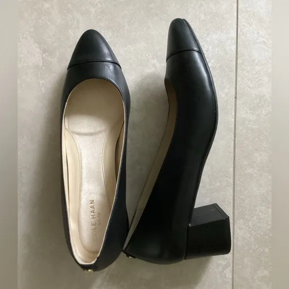 ⚜️ COLE HAAN Sz 9 heels The Go To block heel pumps NWOT
