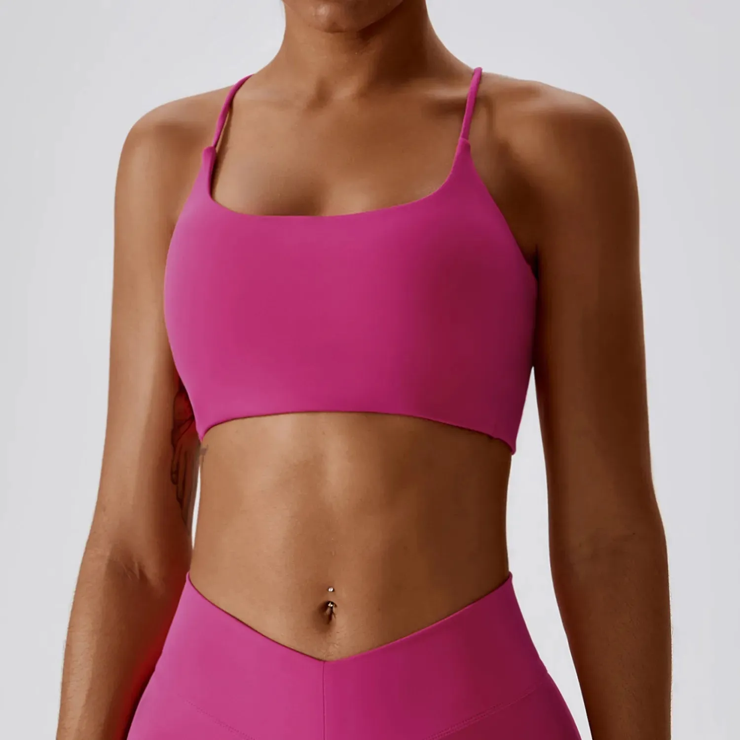 071 Workout Fitness Sports Bra Women Sexy High-Intensity Yoga Bra