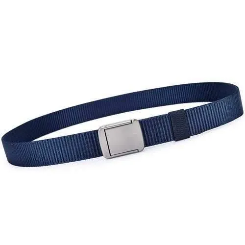 118CM Mens Women Nylon Alloy Buckle Belt Outdoor Casual Military Tactical Durable Pants Strips