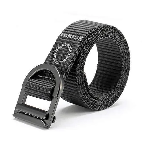 120CM Men Nylon Alloy Buckle Belt Military Tactical Durable Pants Strip