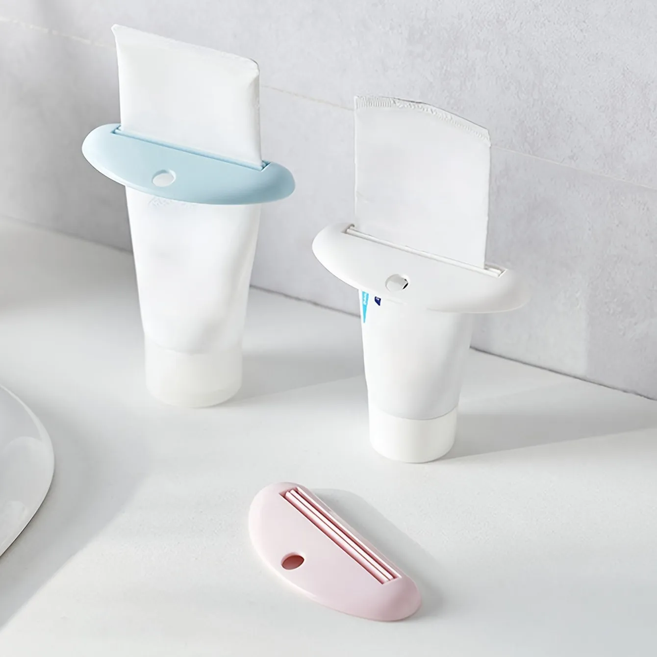 2 Pack Toothpaste Tube Squeezer Dispenser Clips