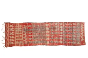 3.5x11 Vintage Moroccan Rug Runner