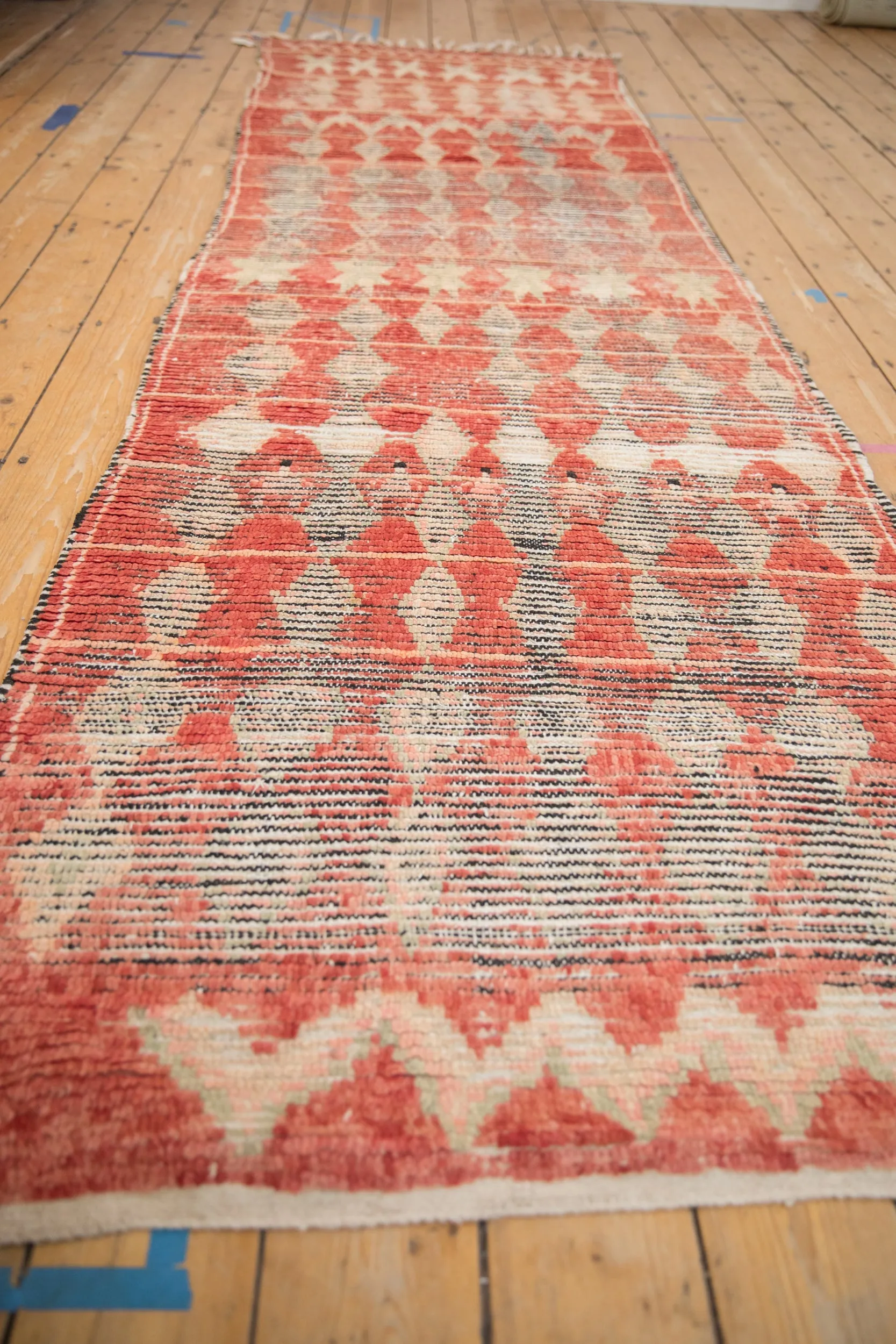3.5x11 Vintage Moroccan Rug Runner