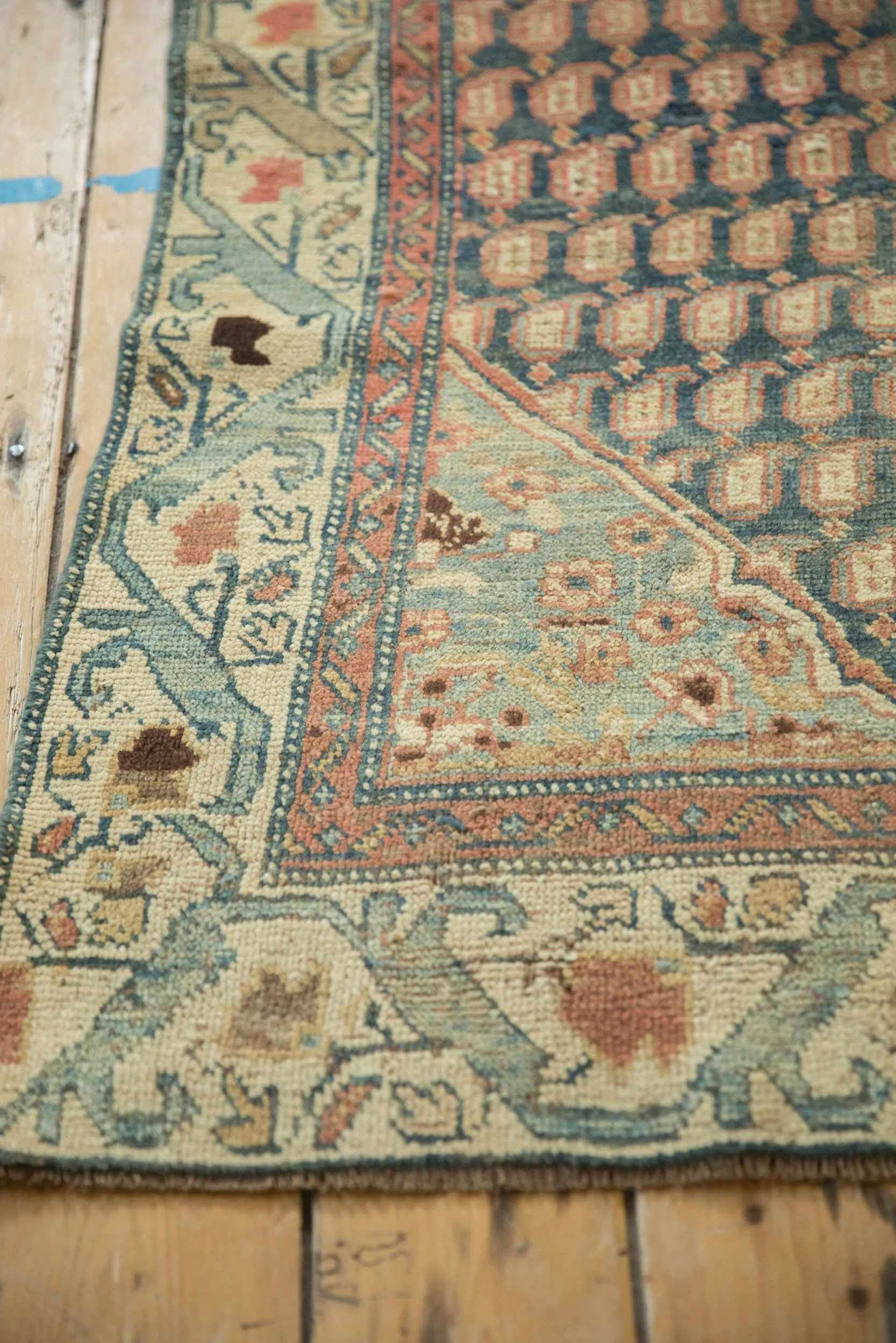 3x10.5 Vintage Distressed Malayer Rug Runner
