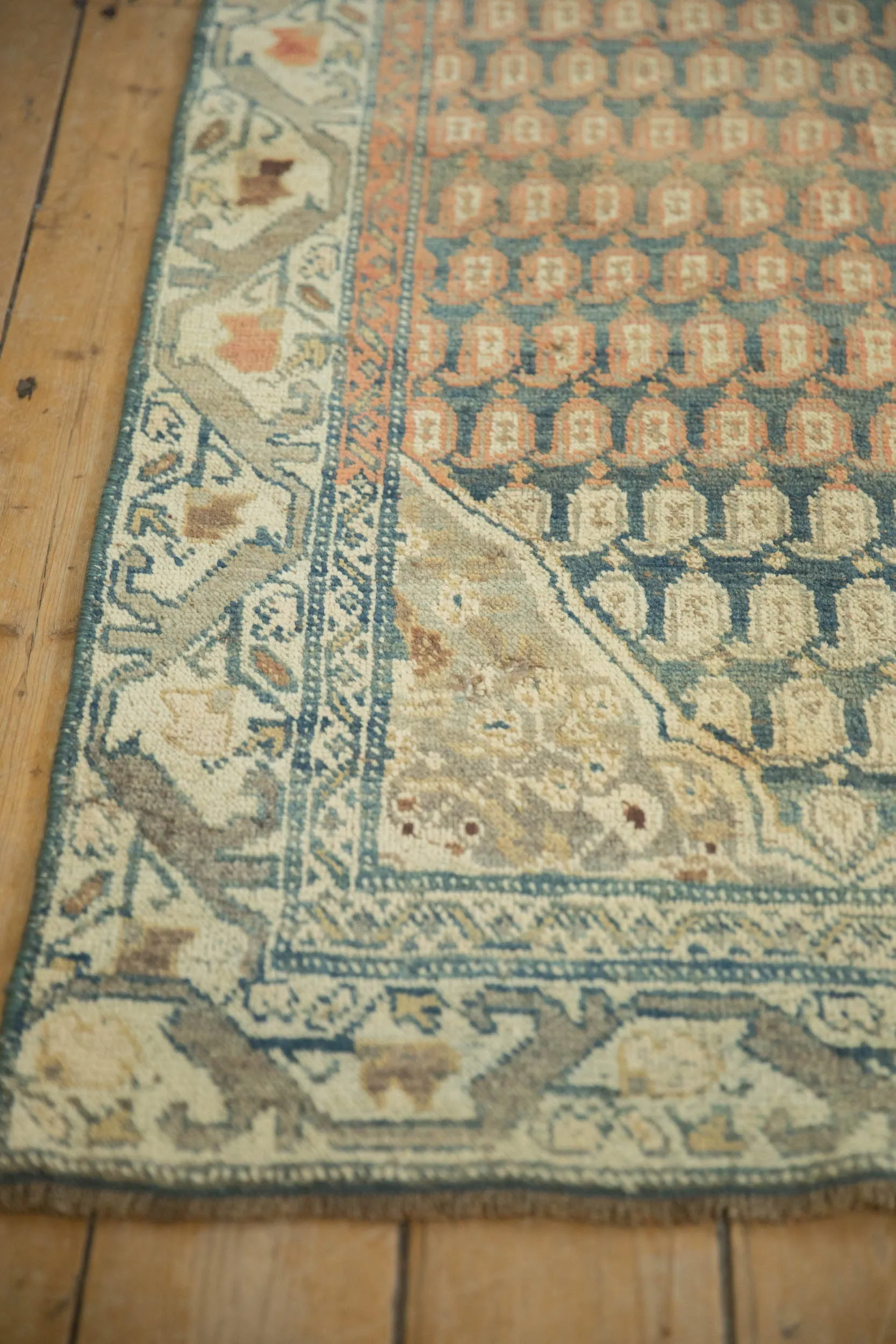 3x10.5 Vintage Distressed Malayer Rug Runner
