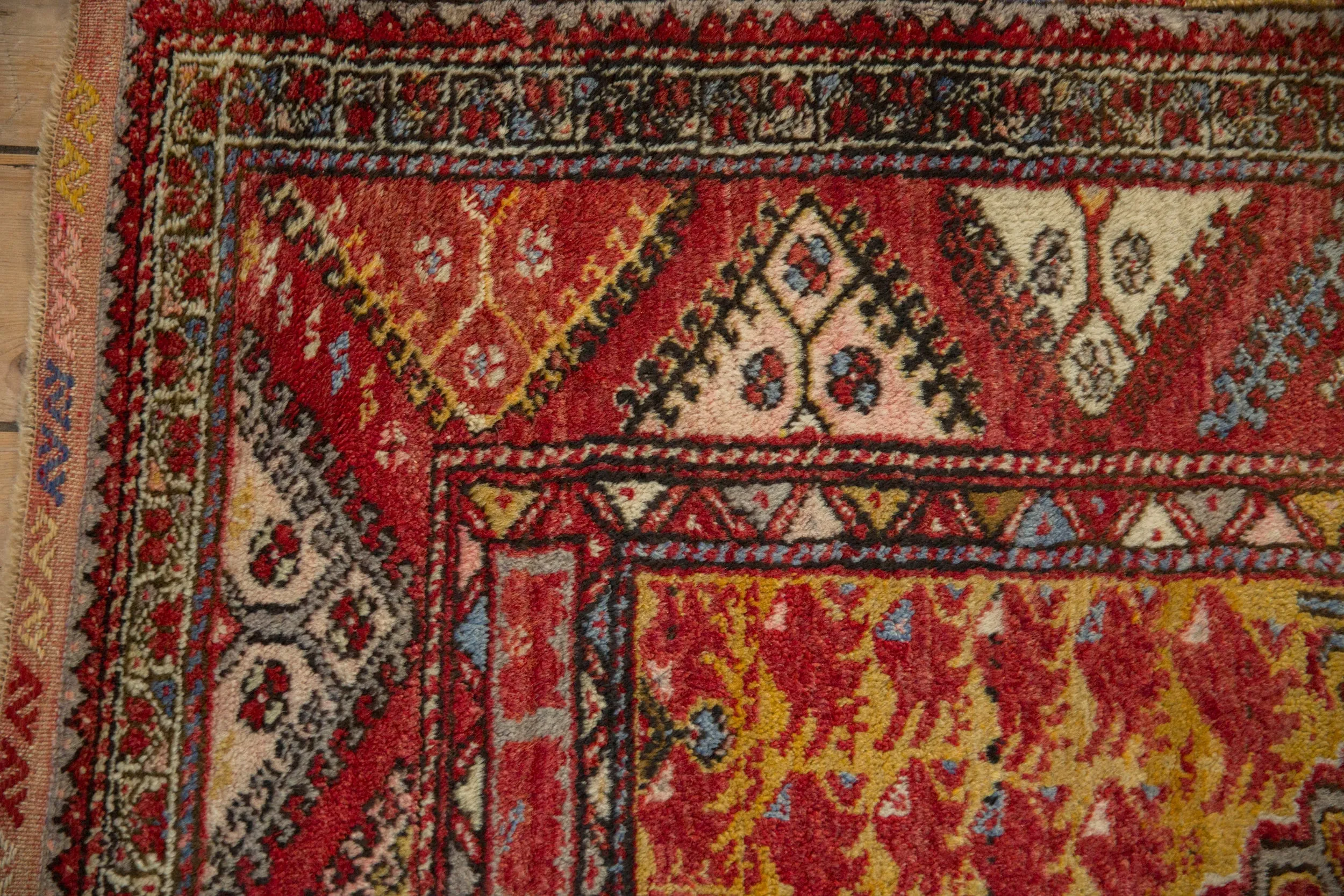 4.5x5.5 Vintage Anatolian Square Rug