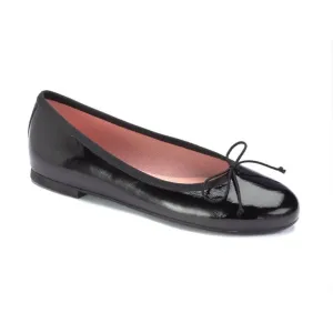 49909 - Teens Bow Shoe in Black Patent