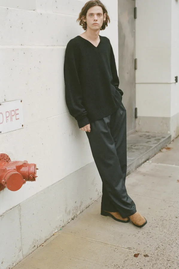 ABDOU TROUSERS, BLACK