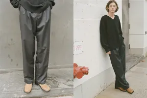 ABDOU TROUSERS, BLACK