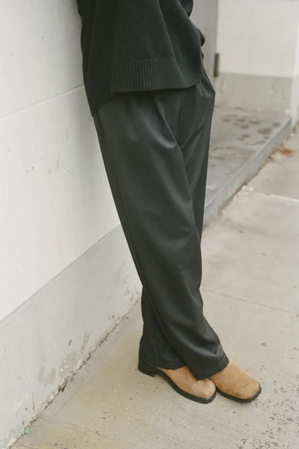 ABDOU TROUSERS, BLACK