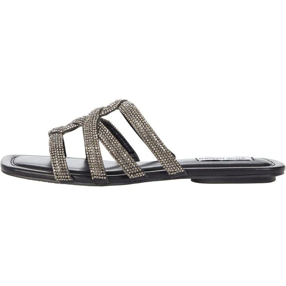 Alexxy Black Embellished Flats