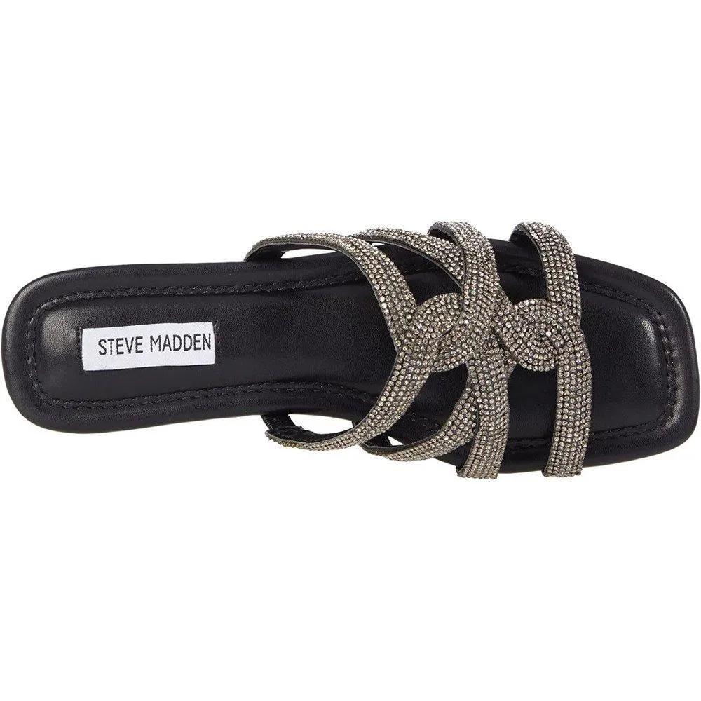 Alexxy Black Embellished Flats