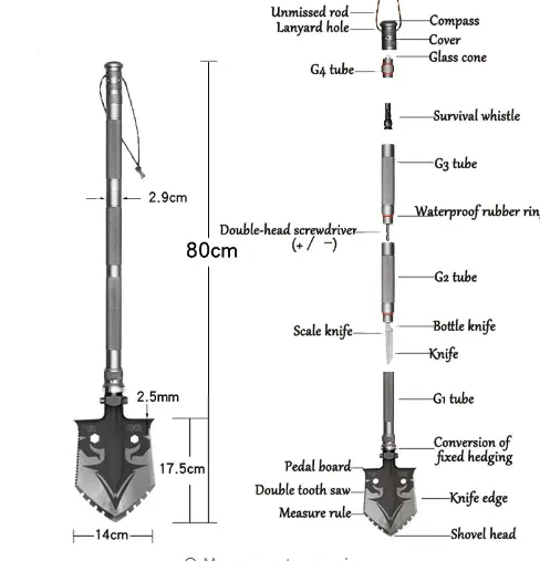 ALMIGHTY EAGLE Survival Shovel