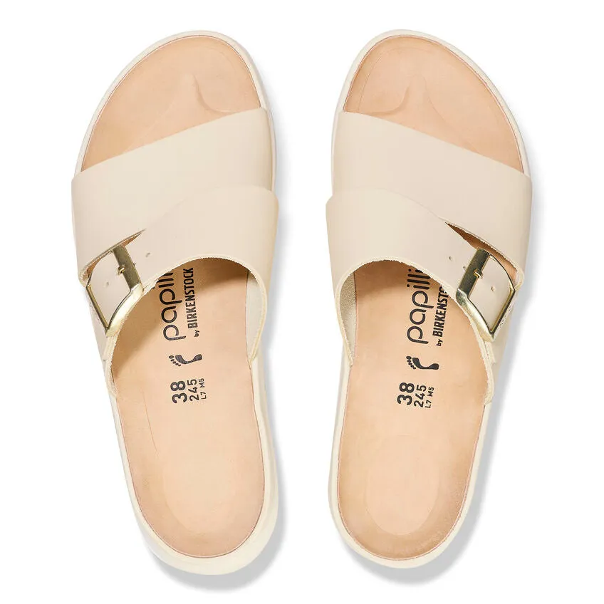 Almina - Ecru Natural Leather||Almina - Cuir naturel écru