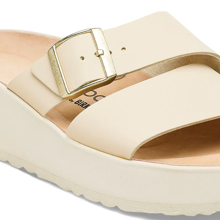 Almina - Ecru Natural Leather||Almina - Cuir naturel écru