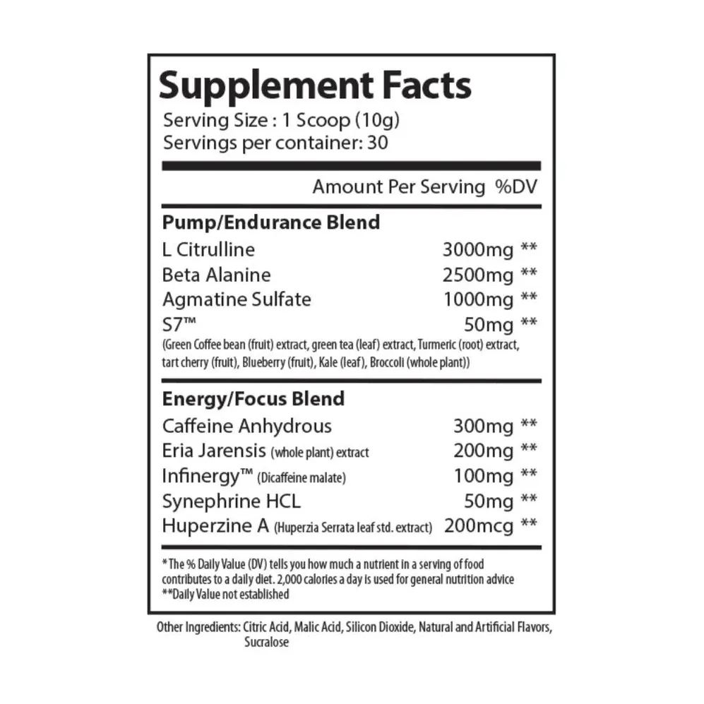 Alpha Pre (Extended Release Caffeine 400mg)