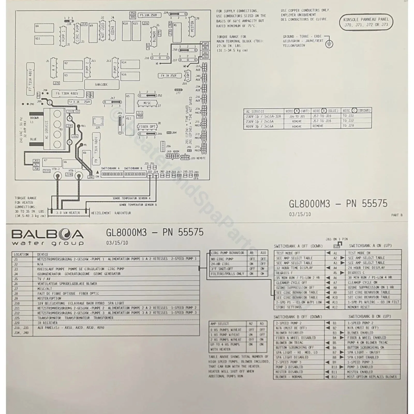 Balboa GL 8000 Spa Control System - GL8000 - Box Only