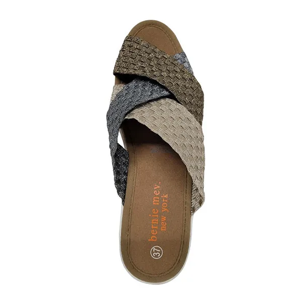 BERNIE MEV SANDAL THELMA MIXED METAL