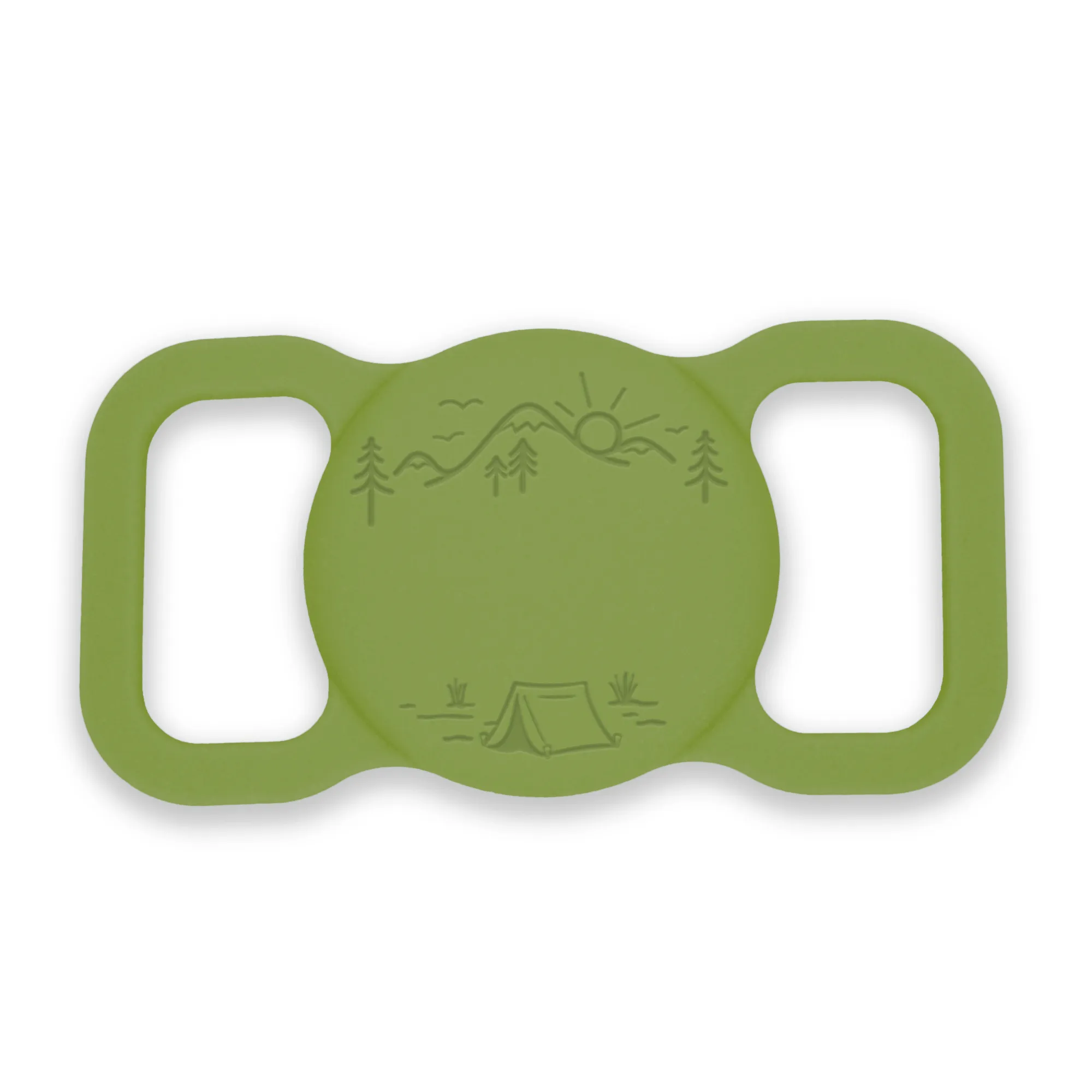 Besties Pets - Adventure Is Calling Silicone Pet AirTag Holder - Custom