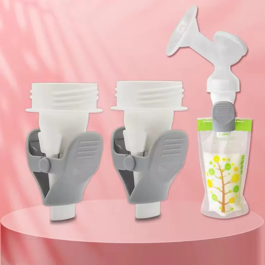Bimirth Pump-to-Bag Breast Pump Adapters - Set of 2