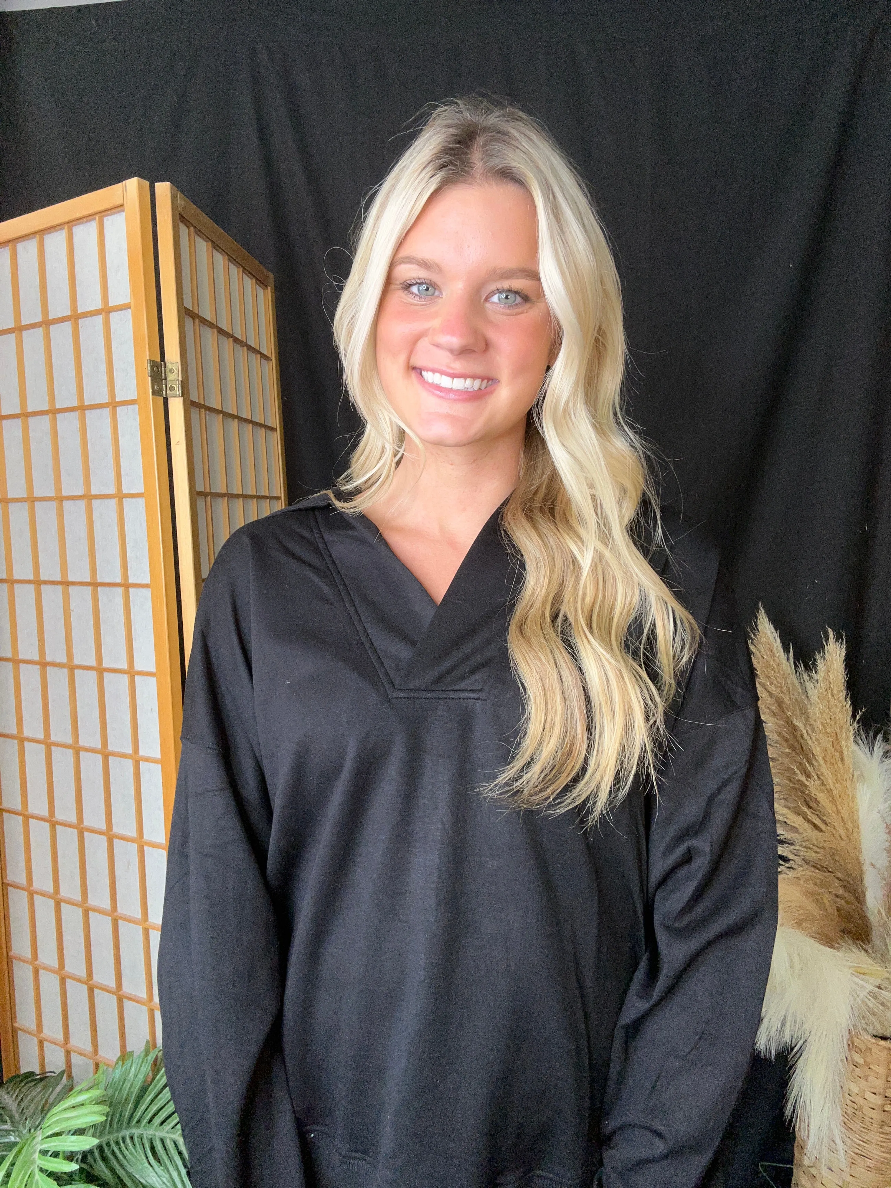 Buttery Soft Black Sweatshirt