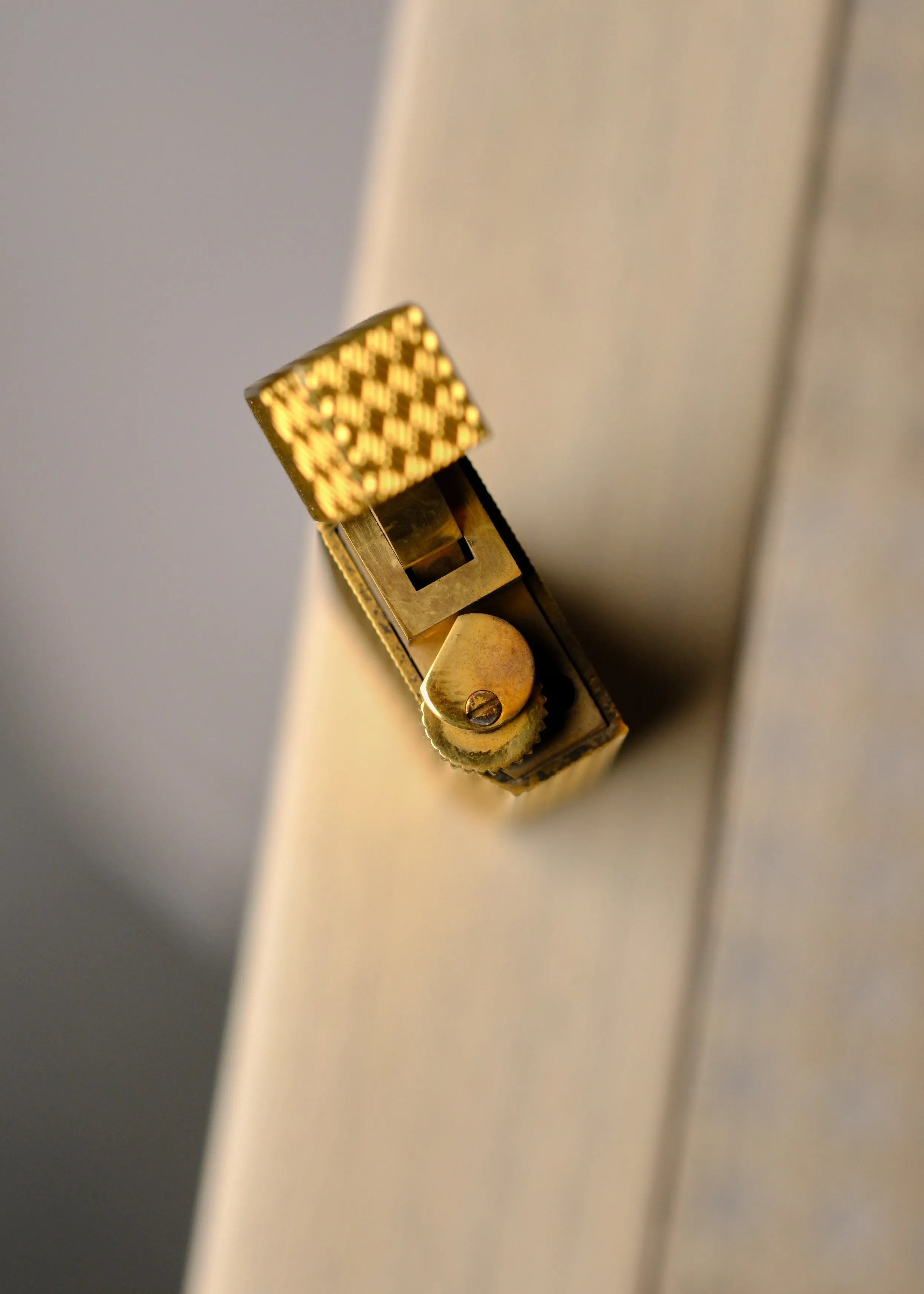 Cartier Gold Pentagon Lighter