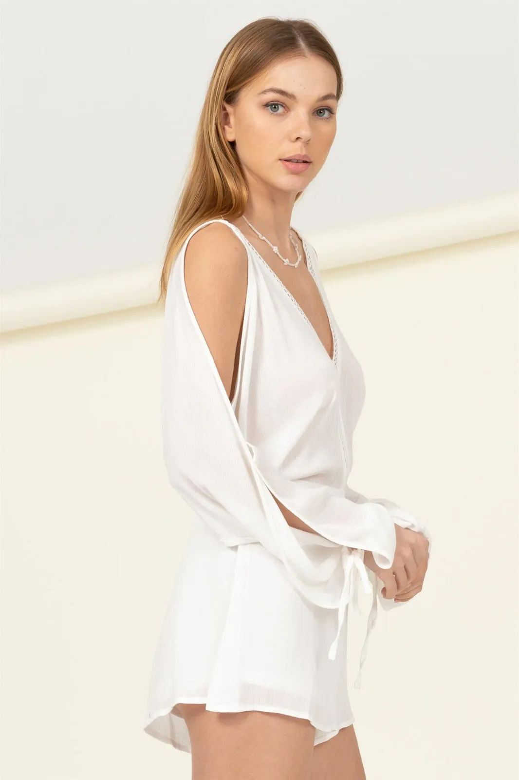 Cold Shoulder Romper