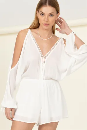 Cold Shoulder Romper