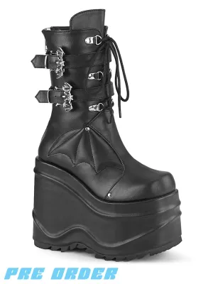 DEMONIA WAVE-150 - BLACK VEGAN LEATHER ✰ PRE ORDER ✰