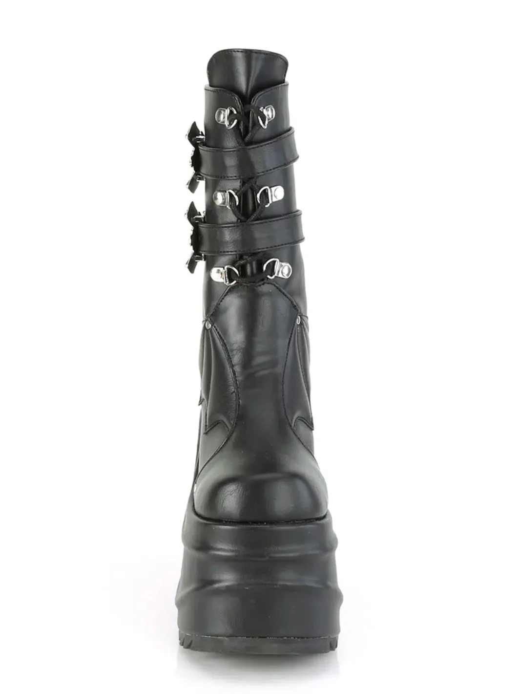 DEMONIA WAVE-150 - BLACK VEGAN LEATHER ✰ PRE ORDER ✰