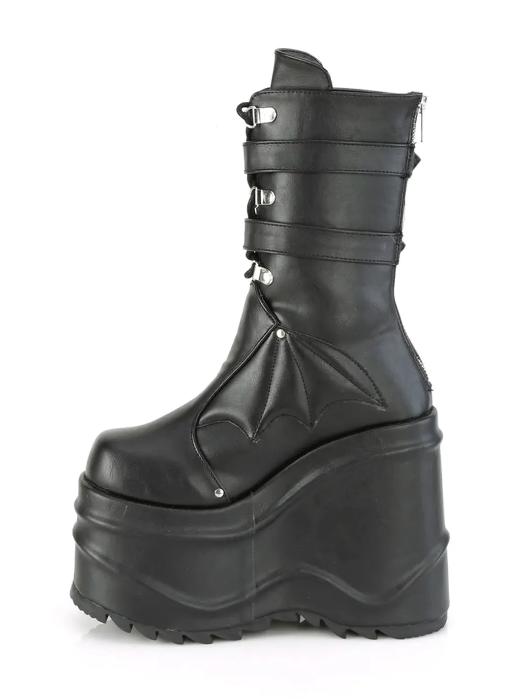 DEMONIA WAVE-150 - BLACK VEGAN LEATHER ✰ PRE ORDER ✰