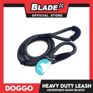 Doggo Heavy Duty Leash (Black) 58 ' ' Durable And Strong Leash for Your Dog