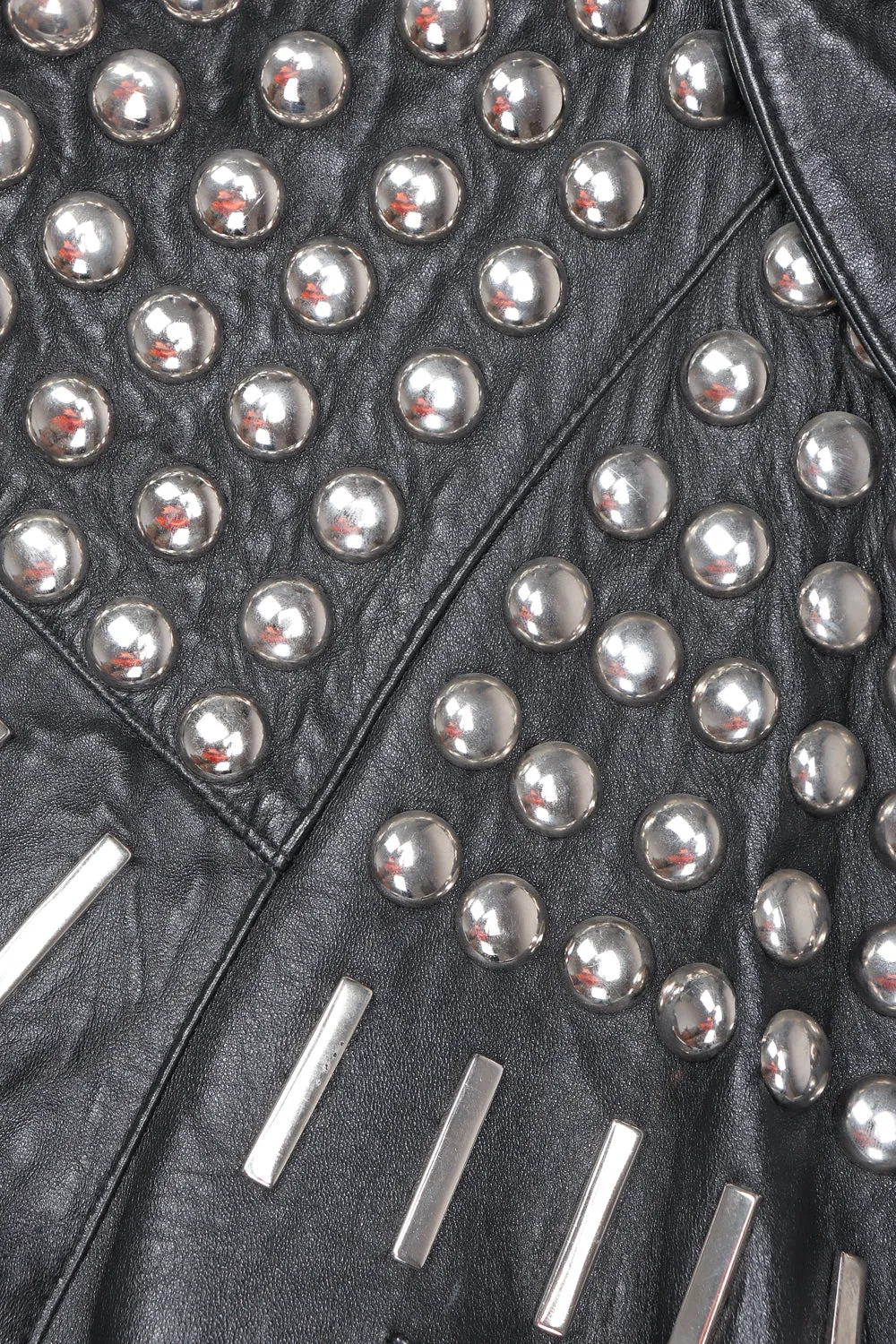 Dome Stud Leather Jacket