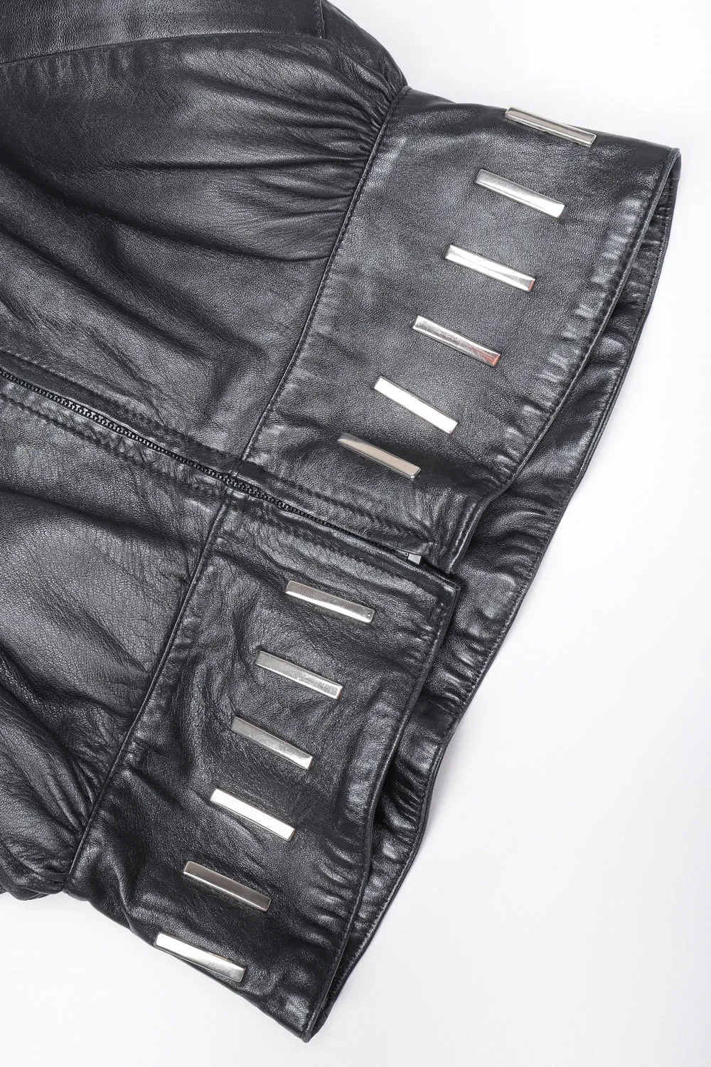 Dome Stud Leather Jacket