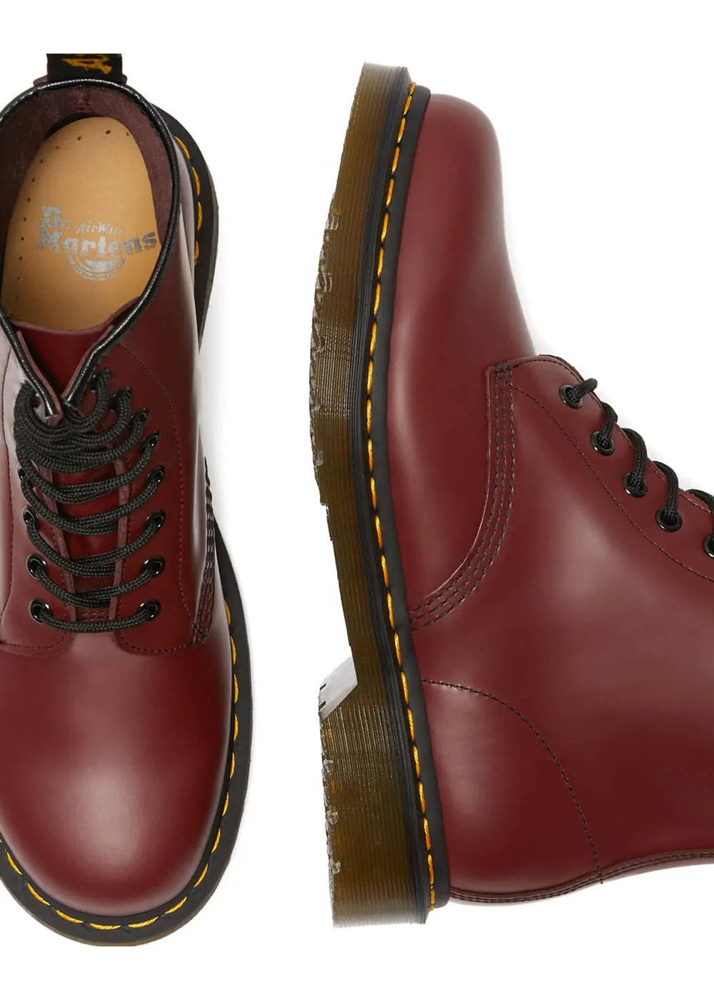 Dr. Martens 1460 Smooth Leather Boots Cherry Red