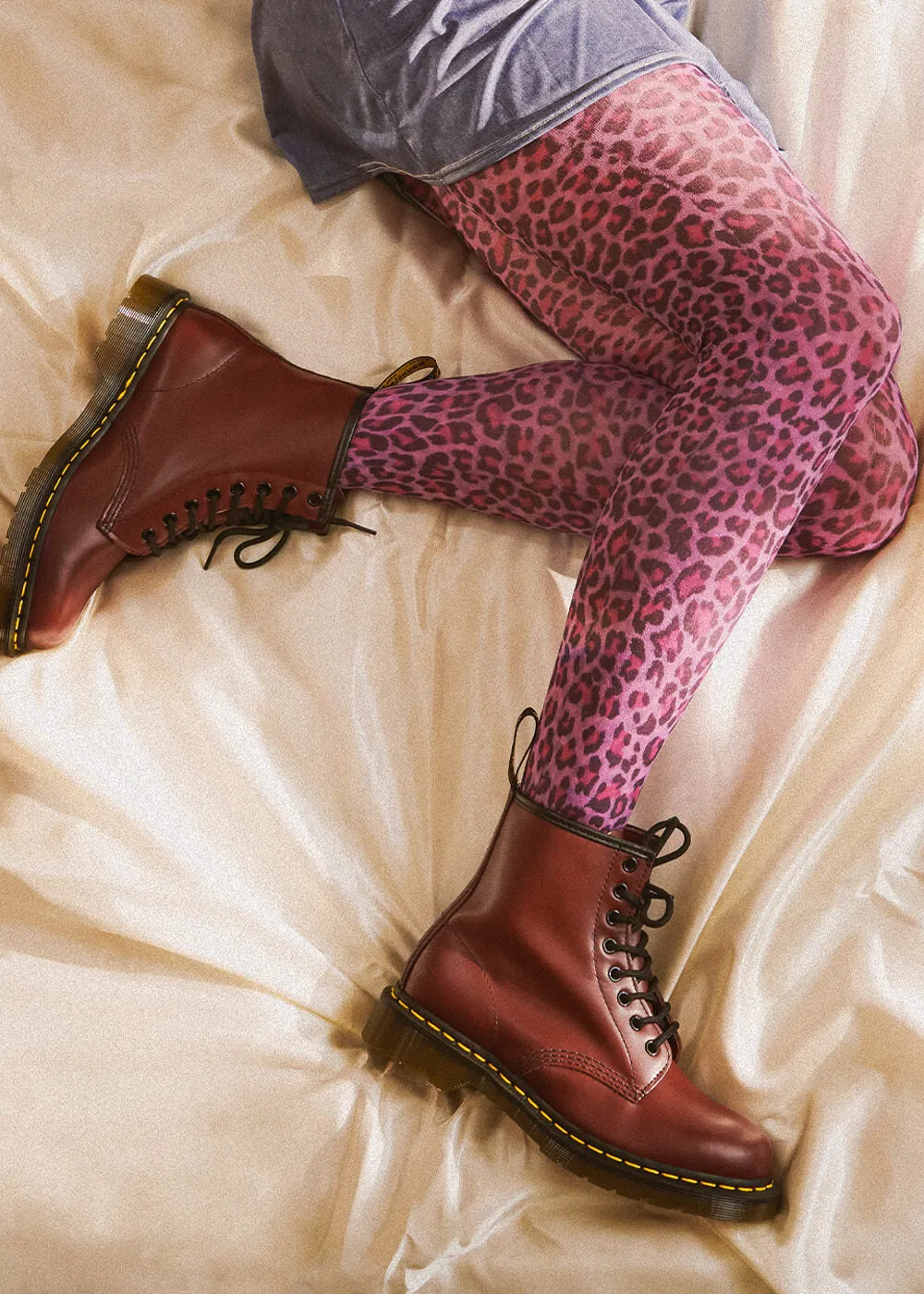Dr. Martens 1460 Smooth Leather Boots Cherry Red