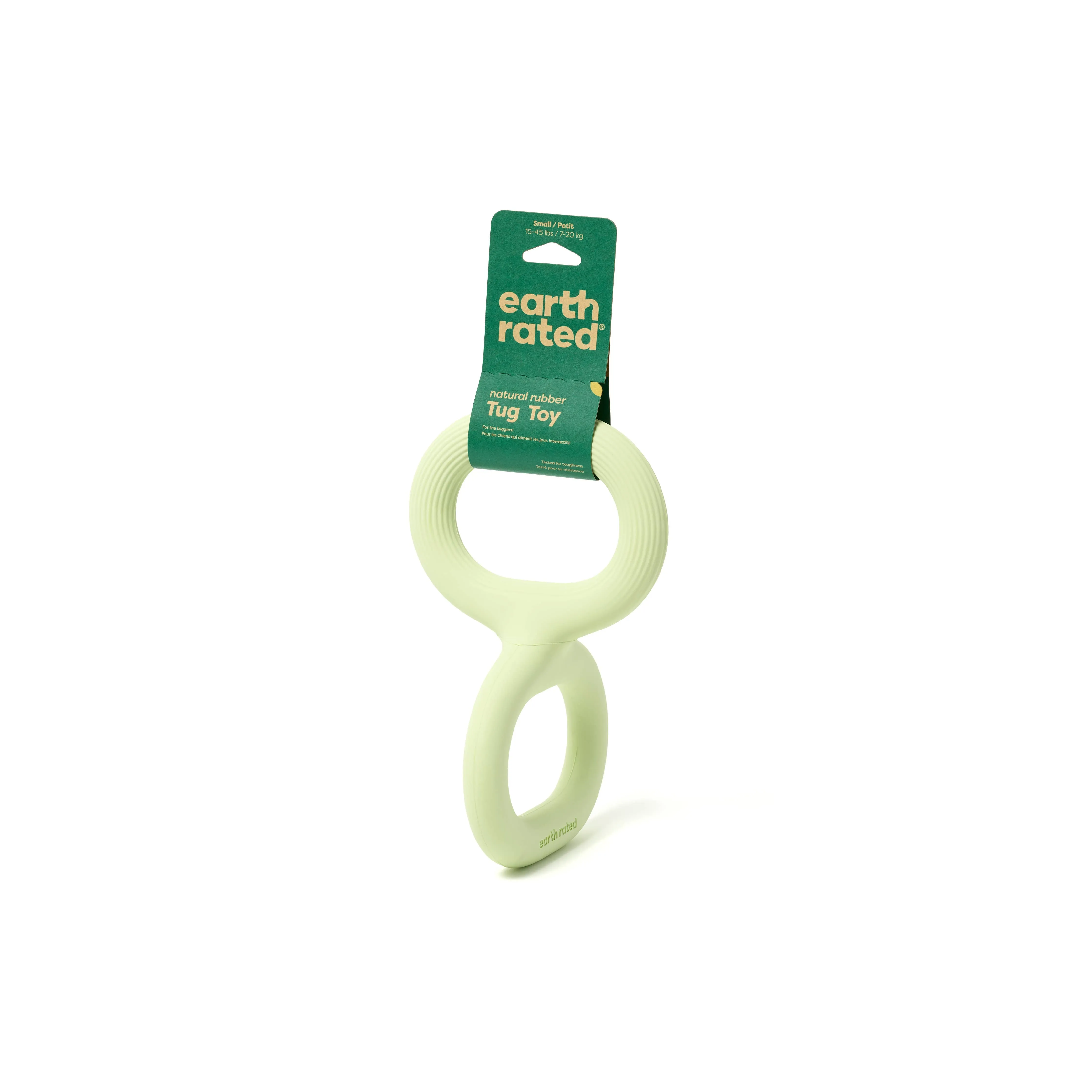 Earth Rated Rubber Tug Dog Toy - Durable and Fun for Playtime with Your Dog