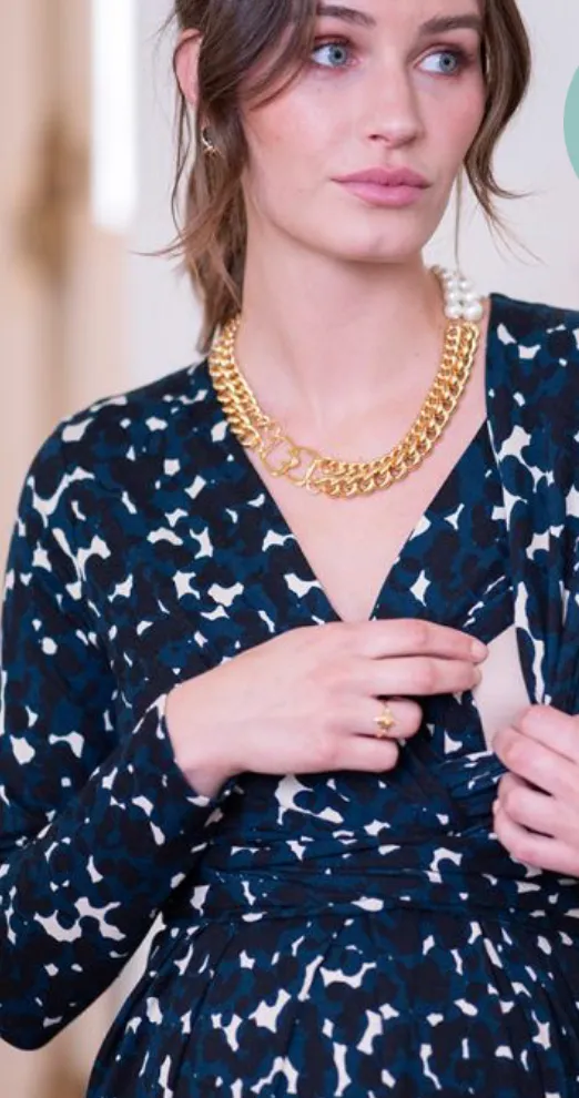Elaine Twist Front Dress