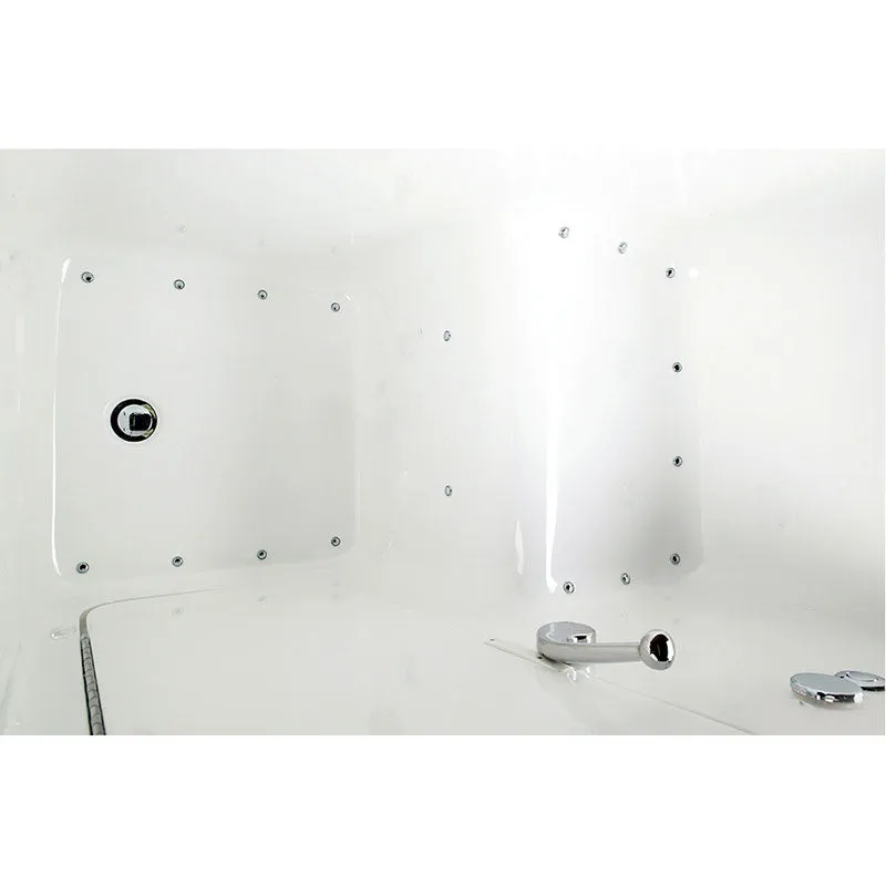 Ella's Bubbles 284802 Short 48-in Long Air Massage Walk In Bath
