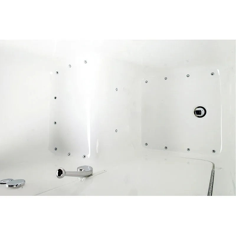 Ella's Bubbles 284802 Short 48-in Long Air Massage Walk In Bath