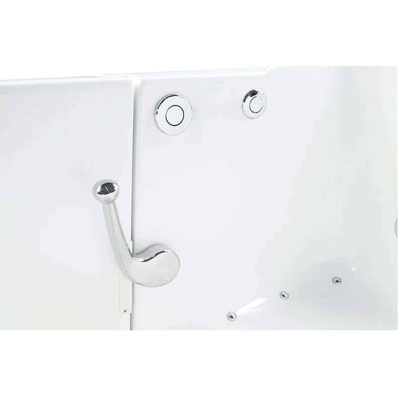 Ella's Bubbles 284802 Short 48-in Long Air Massage Walk In Bath