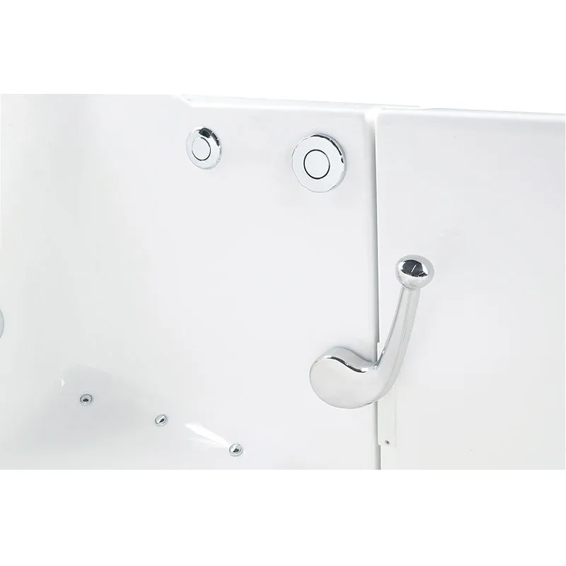 Ella's Bubbles 284802 Short 48-in Long Air Massage Walk In Bath