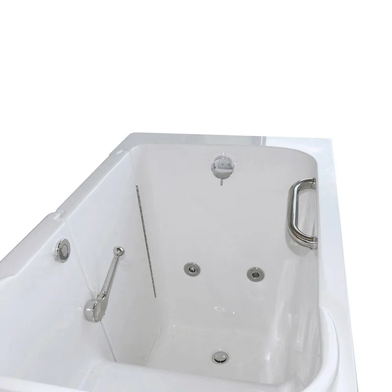 Ella's Bubbles 284803 Short 48-in Long Hydro Massage Walk In Bath