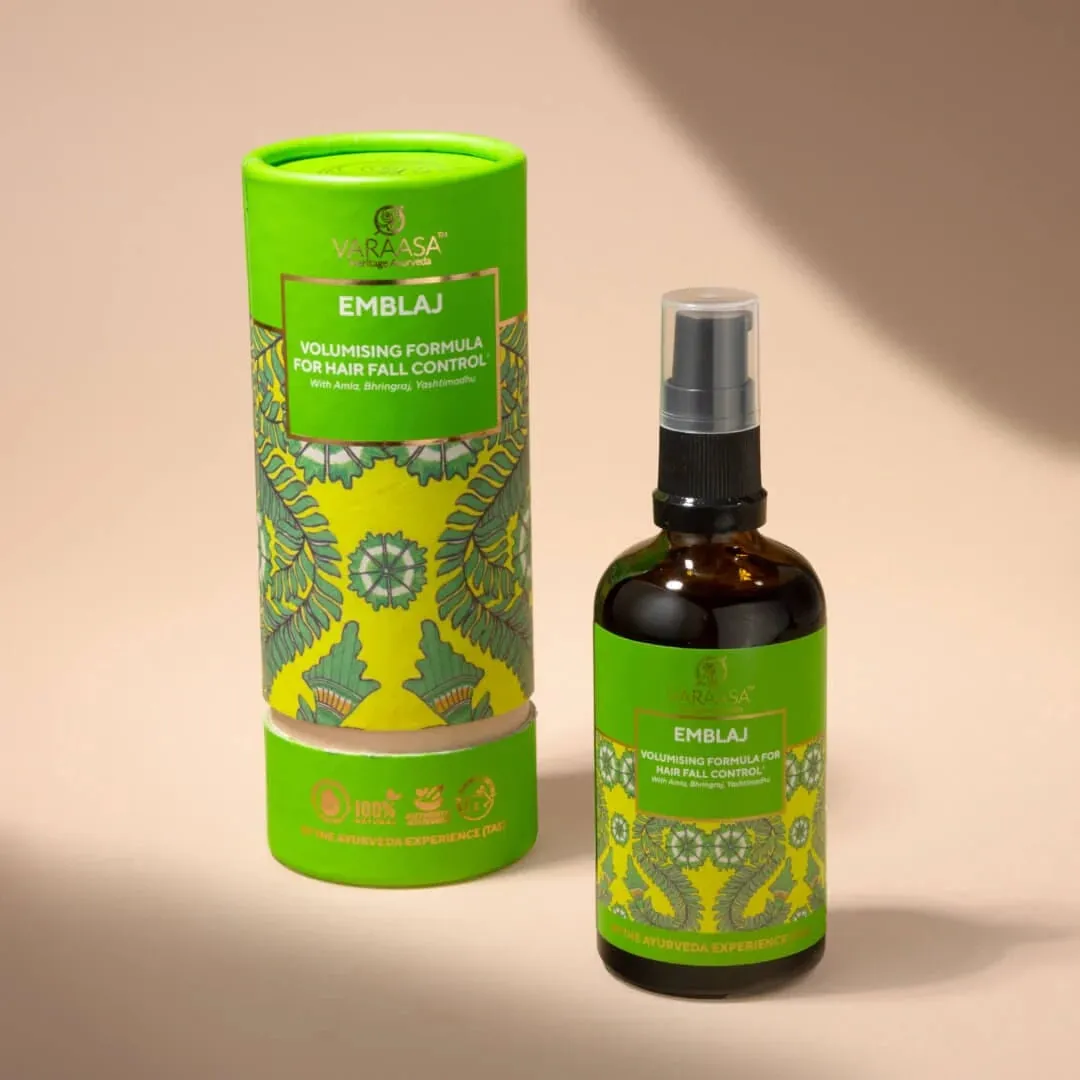 Emblaj Volumising Formula For Hair Fall Control^ - Pack of 2.