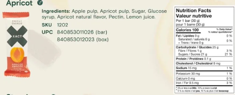 Energy: Fruit Bars - Single