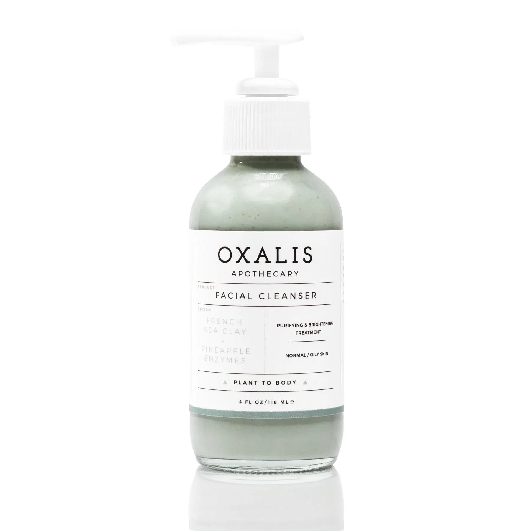 FACIAL CLEANSER | FRENCH SEA CLAY   PINEAPPLE ENZYMES