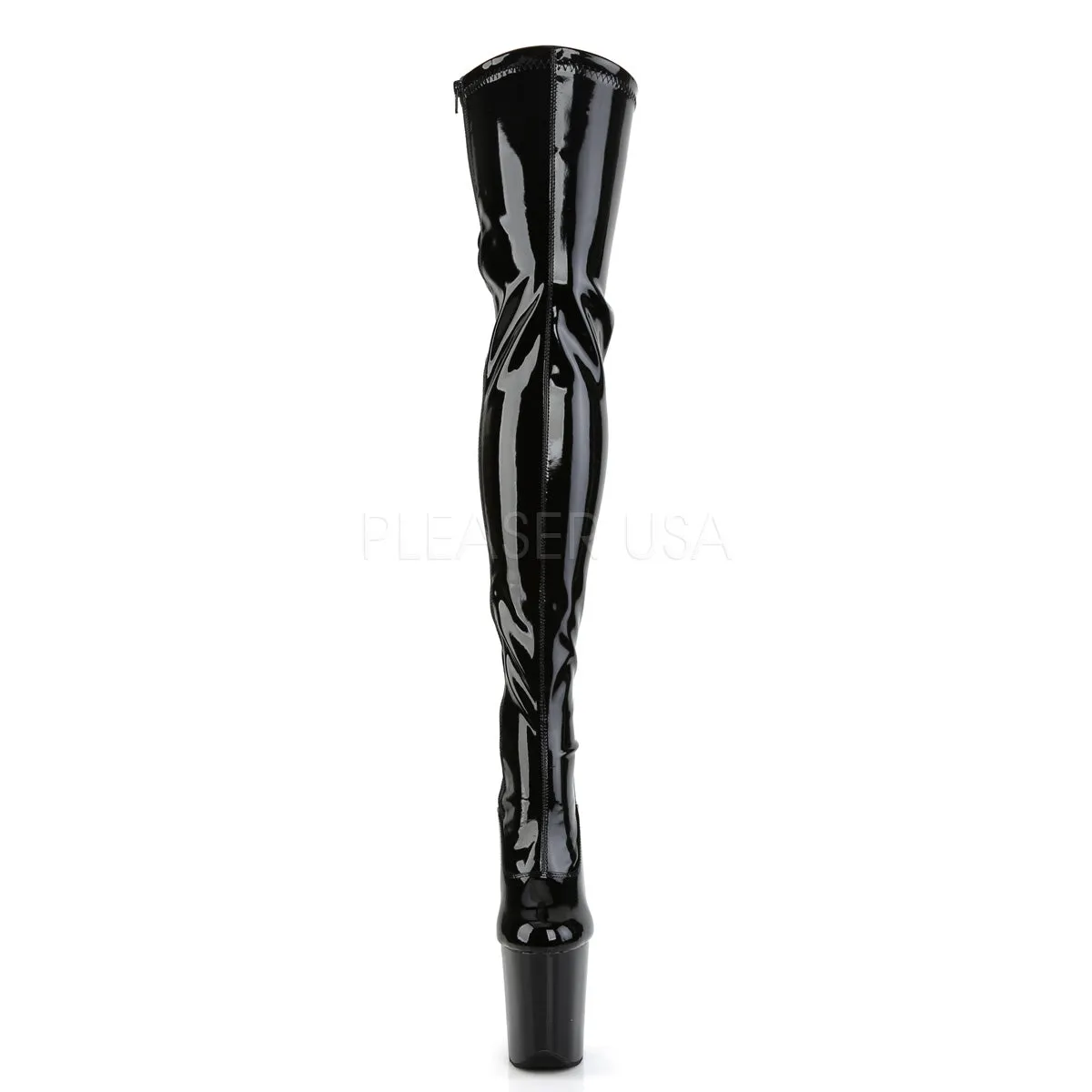 FLAMINGO-3063  Black Str Patent/Black