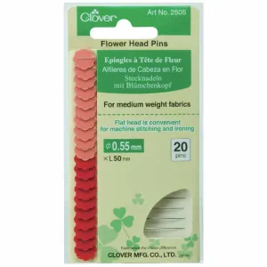 Flower Head Pins - longer, sharp, durable! - for medium weight fabrics